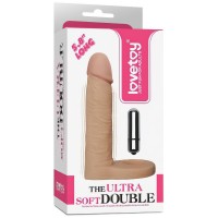Насадка для двойного проникновения с вибрацией The Ultra Soft Double 14 см