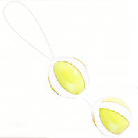 Анально-вагинальные шарики Be Mine Balls желтые