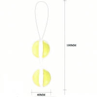 Анально-вагинальные шарики Be Mine Balls желтые