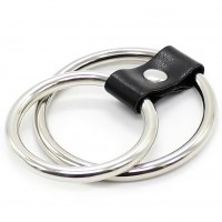 Комплект из двух стальных эрекционных колец на ремешке