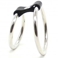 Комплект из двух стальных эрекционных колец на ремешке