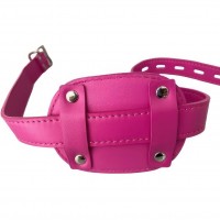 Кляп-фаллос на розовом ремешке S