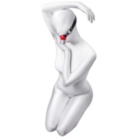 Красный силиконовый кляп-шар