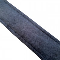 Кожаный черный ошейник со стразами и поводком Кожаный черный ошейник со стразами и поводком