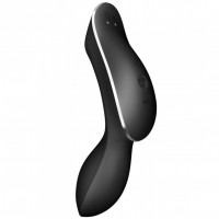 Вакуумный вибростимулятор для клитора и точки G Satisfyer Curvy Trinity 2 черный