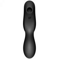 Вакуумный вибростимулятор для клитора и точки G Satisfyer Curvy Trinity 2 черный