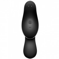 Вакуумный вибростимулятор для клитора и точки G Satisfyer Curvy Trinity 2 черный