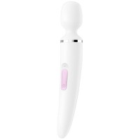 Вибромассажер перезаряжаемый Satisfyer Wand-er Women белый