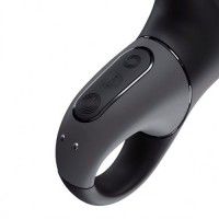 Анальный смарт-вибратор с подогревом и стимулятором промежности Satisfyer Heat Climax+