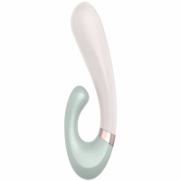 Смарт-вибратор со стимулятором клитора и функцией нагрева Satisfyer Heat Wave Mint Смарт-вибратор со стимулятором клитора и функцией нагрева Satisfyer Heat Wave Mint
