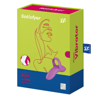 Универсальный вибромассажер на палец Satisfyer Bold Lover фиолетовый