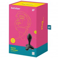 Анальная пробка с вибрацией Satisfyer Game Changer черная