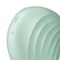 Вакуумно-волновой стимулятор с вибрацией Satisfyer Pearl Diver зеленый