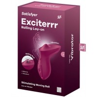 Клиторальный вибростимулятор Satisfyer Exciterrr бордовый
