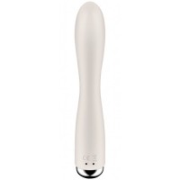 Вибратор для точки G с клиторальным стимулятором и ротацией Satisfyer Spinning Rabbit 1 Beige