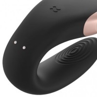 Смарт-стимулятор для пар Satisfyer Double Love черный