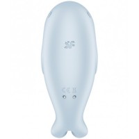 Вакуумно-волновой стимулятор клитора с вибрацией Satisfyer Seal You Soon голубой