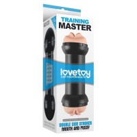 Двойной мастурбатор Training Master Double Side Stroker Mouth and Pussy