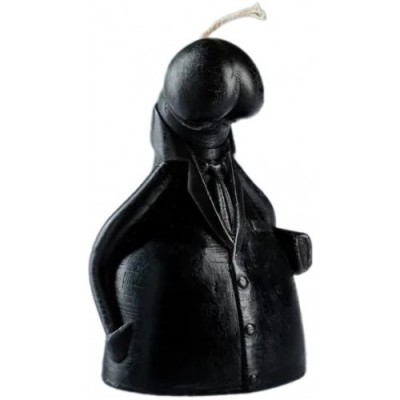 Черная фигурная свеча Глава 10 см