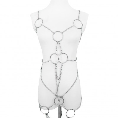 Сексуальный комплект из металлических цепочек OS Сексуальный комплект из металлических цепочек OS