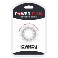Прозрачное эрекционное кольцо Power Plus Cock Ring