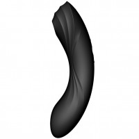 Вакуумный вибростимулятор для клитора и точки G Satisfyer Curvy Trinity 4 черный