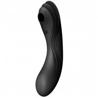 Вакуумный вибростимулятор для клитора и точки G Satisfyer Curvy Trinity 4 черный