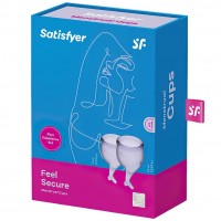 Набор менструальных чаш Satisfyer Feel Secure лиловый