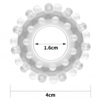 Прозрачное эрекционное кольцо Power Plus Cock Ring