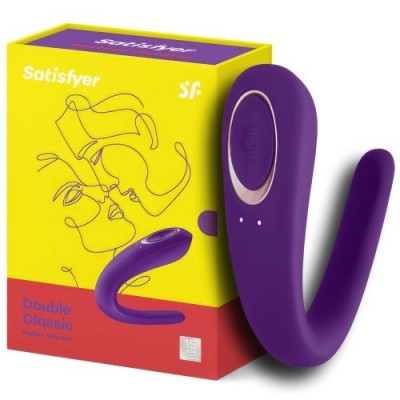 Вибратор для пар Satisfyer Double Classic