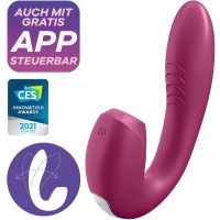 Смарт-вибратор с вакуумно-волновым стимулятором клитора Satisfyer Sunray розовый
