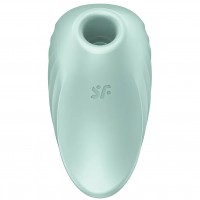 Вакуумно-волновой стимулятор с вибрацией Satisfyer Pearl Diver зеленый