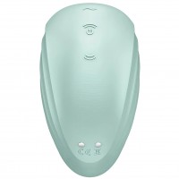 Вакуумно-волновой стимулятор с вибрацией Satisfyer Pearl Diver зеленый