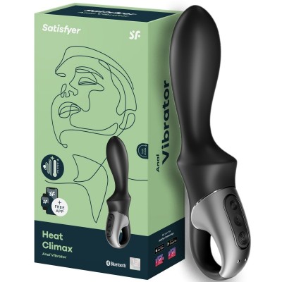 Анальный смарт-вибратор с подогревом Satisfyer Heat Climax