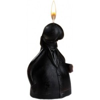 Черная фигурная свеча Глава 10 см
