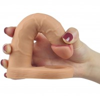 Реалистичная насадка для двойного проникновения The Ultra Soft Double 16 см