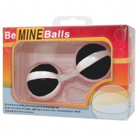 Анально-вагинальные шарики Be Mine Balls черные