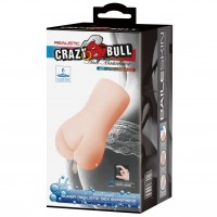 Мастурбатор-попка Crazy Bull с эффектом выделения смазки