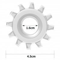 Эрекционное прозрачное кольцо Power Plus Cock Ring