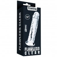 Прозрачный фаллоимитатор Lovetoy Flawless Clear Dildo 18 см