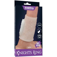 Рельефная вибронасадка на пенис Vibrating Drip Knights Ring Рельефная вибронасадка на пенис Vibrating Drip Knights Ring