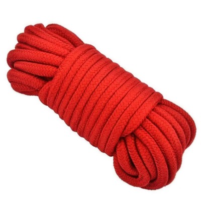 Верёвка для бондажа красная 10 м Верёвка для бондажа красная 10 м