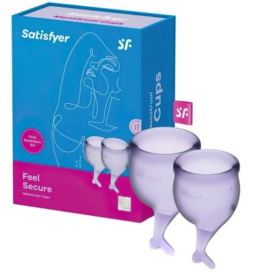 Набор менструальных чаш Satisfyer Feel Secure лиловый