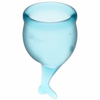 Набор менструальных чаш Satisfyer Feel Secure голубой