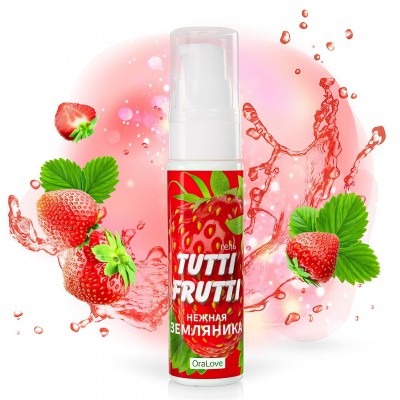 Оральный гель Tutti-Frutti земляника 30 гр Оральный гель Tutti-Frutti земляника 30 гр
