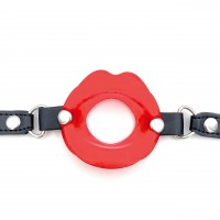 Кляп-губы красного цвета