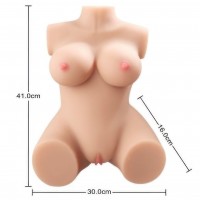 Мастурбатор-торс с вагиной и анусом Busty Lady 41 см
