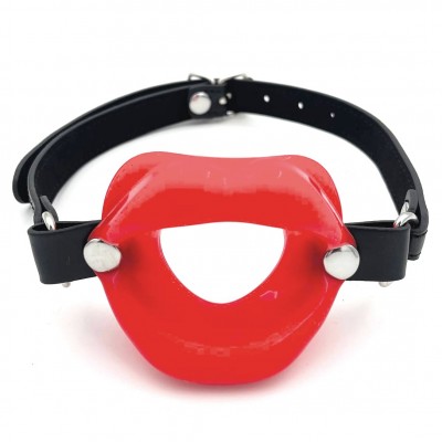 Кляп-губы красного цвета