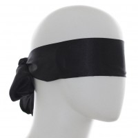 Черная сатиновая лента для связывания