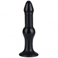 Фаллос с ребристым рельефом X-Men Butt Plug 28 см
